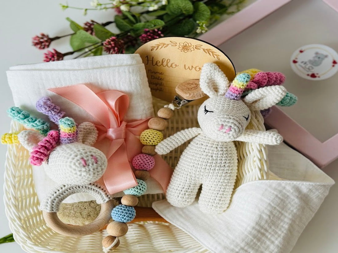 set de crochet unicornio